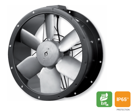 Picture of TCBB/4-400/H 1PH 230V 50Hz - Short cased axial - 4 pole - (S&P)