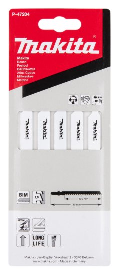 Picture of Jig Saw Long blades - Makita P-47204