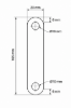 Picture of (Short) Round hole Link - 72 deg